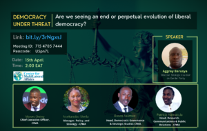 Read more about the article Webinar: Democracy under Threat: Are we seeing an end or perpetual evolution of liberal democracy?